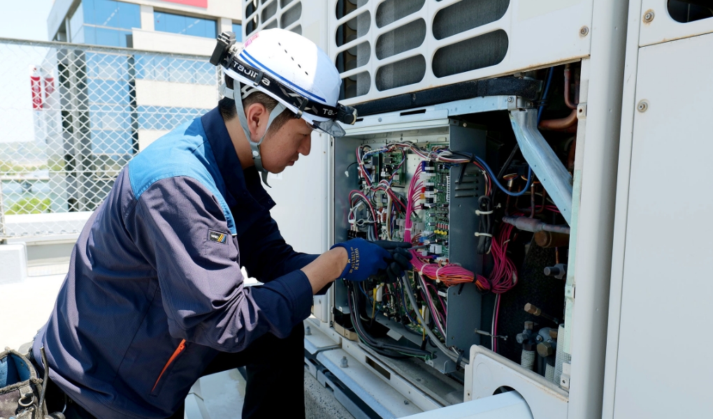 現場作業中の様子